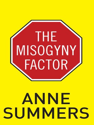 cover image of The Misogyny Factor